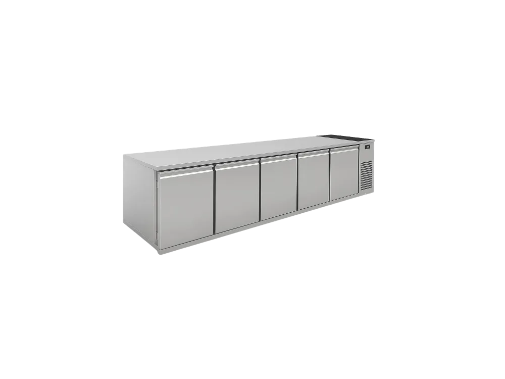 Einschiebekühlpult ESKPA mit Aggregat, 5 Modul(e)
