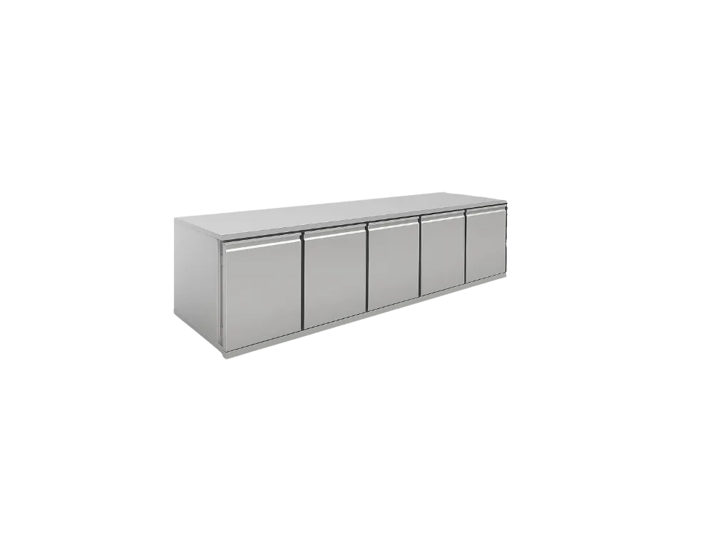 Einschiebekühlpult ESKP ohne Aggregat, 5 Modul(e)
